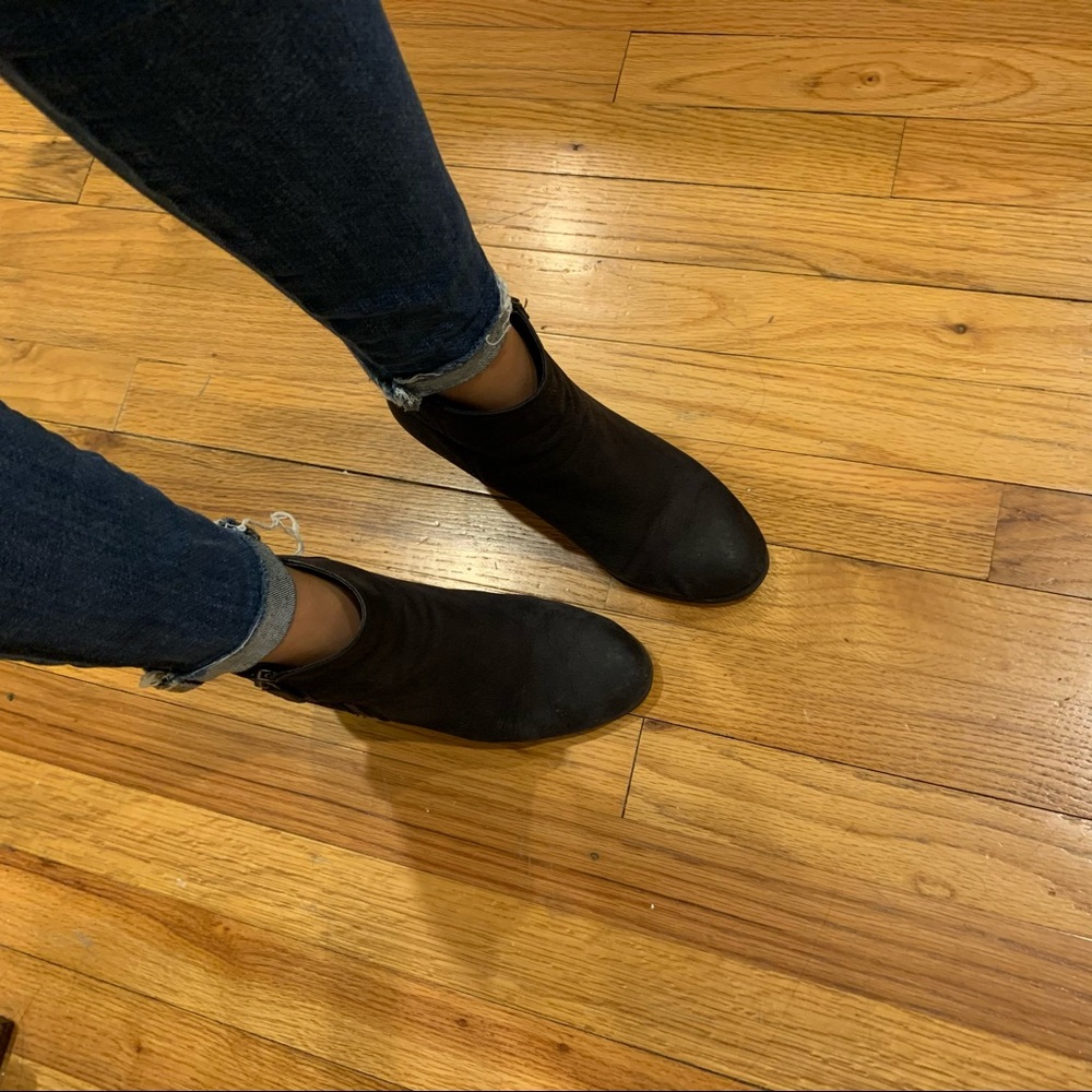 BP Black Trolley Booties Sz 7.5